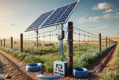solar power electric fence