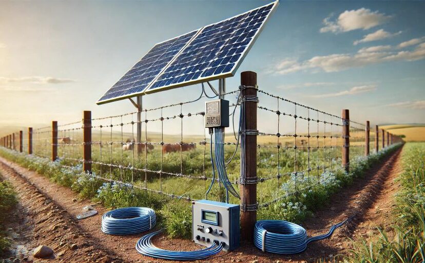 solar power electric fence