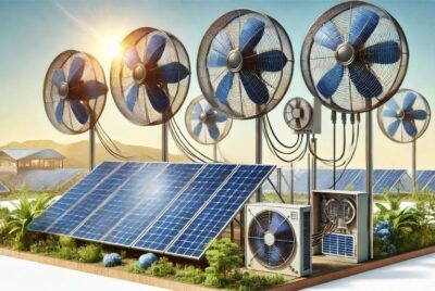 solar power fan