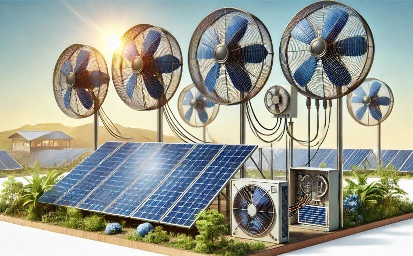 solar power fan