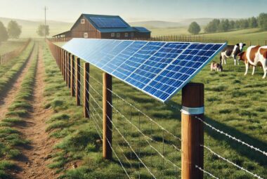 solar power fence