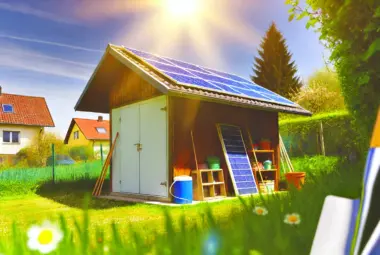 solar power for a shed