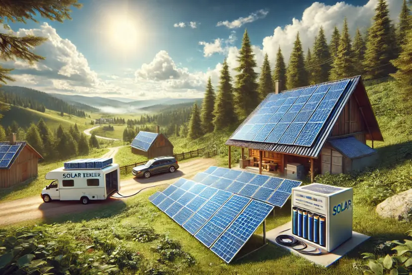 charging batteries with solar power