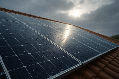 do solar panels work on cloudy days