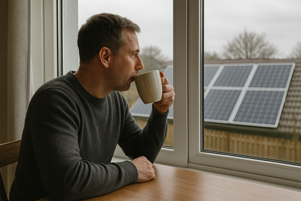 do solar panels work on cloudy days