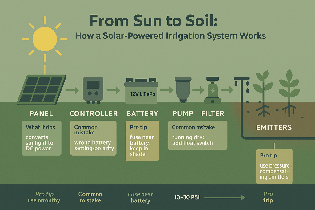 Solar-Powered Irrigation System Project