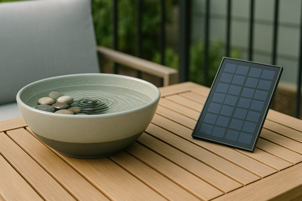 Solar Power Fountain Ideas