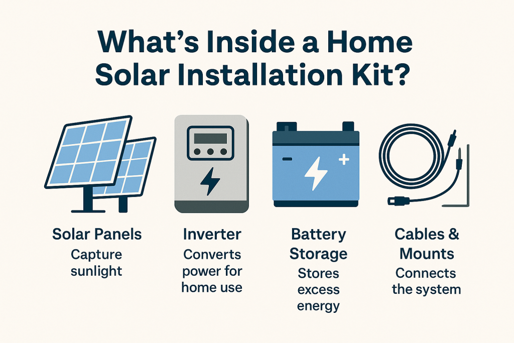 home solar installation kit
