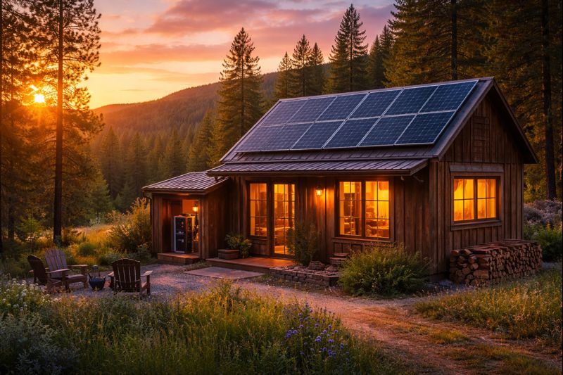 solar panels for off grid living