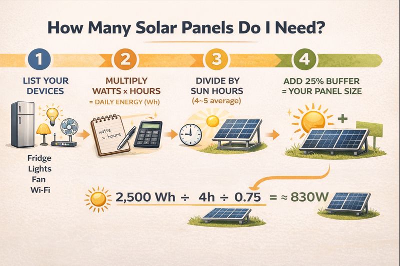 solar panels for off grid living