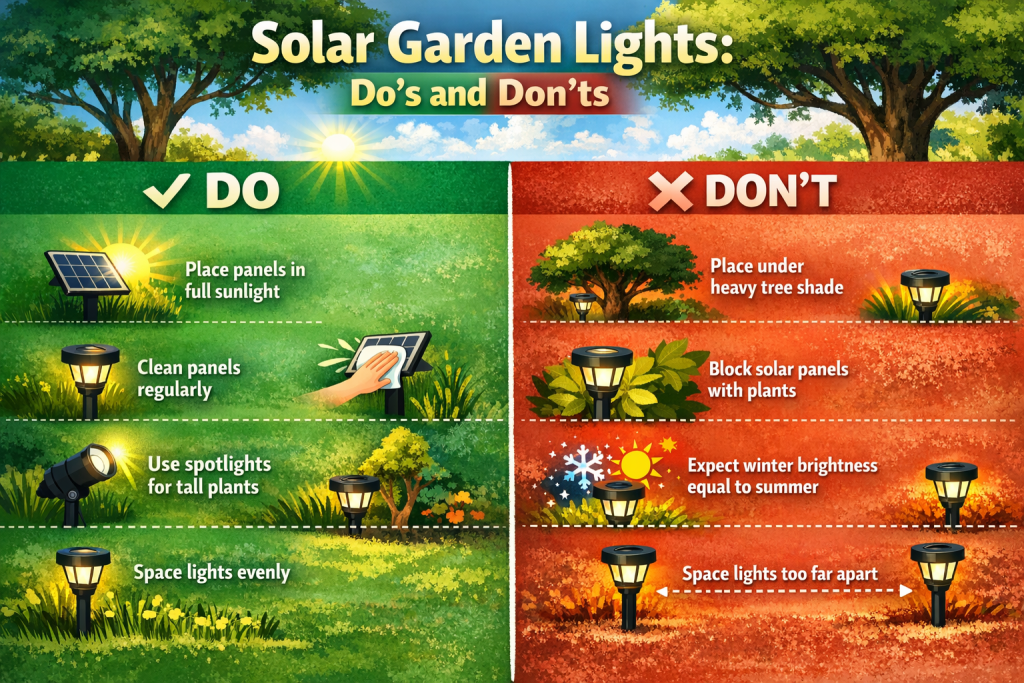 best outdoor solar garden lights