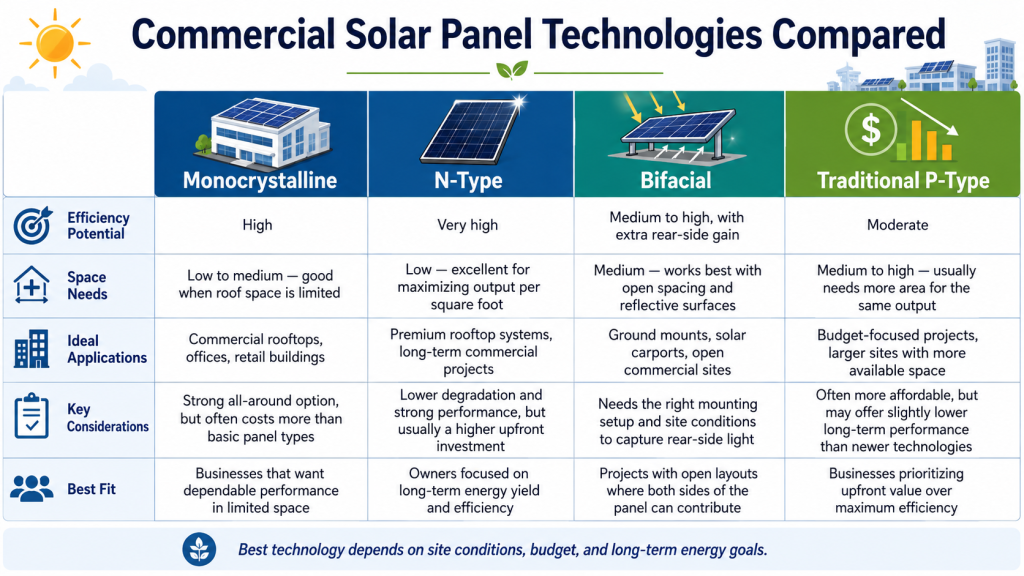 commercial solar panels