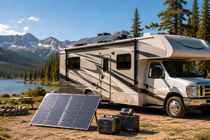 RV solar panel kits