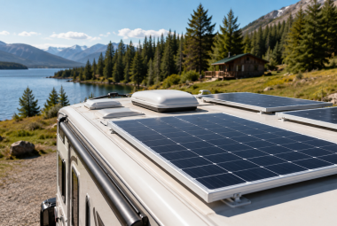 100W rigid solar panels