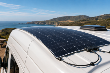 Flexible solar panels