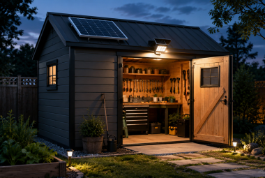 Solar shed lights